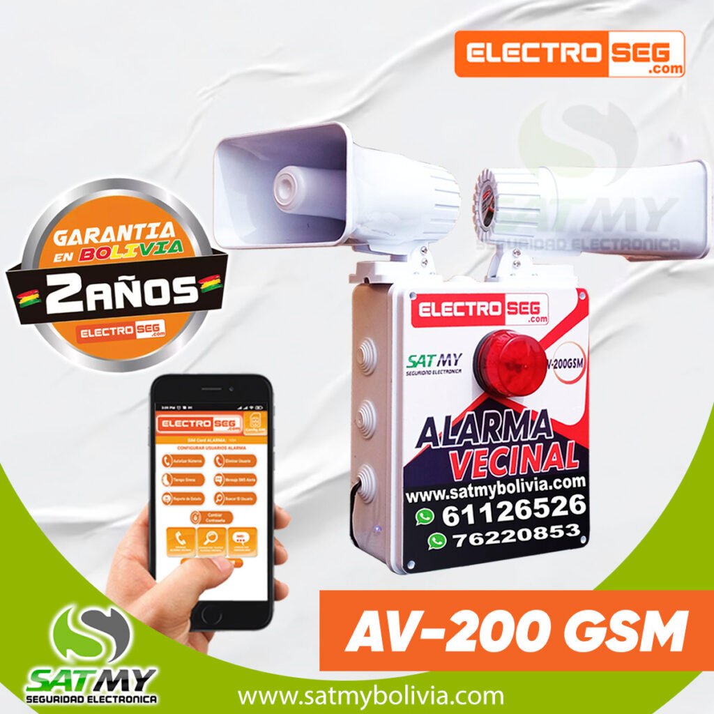 ALARMA VECINAL GSM ACTIVACION POR LLAMADA