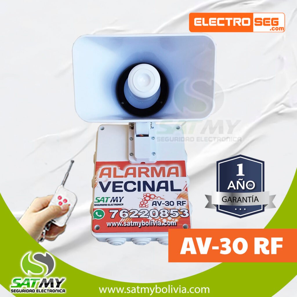 ALARMA VECINAL A CONTROL REMOTO 30 VECINOS
