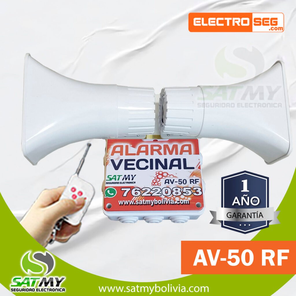 ALARMA VECINAL A CONTROL REMOTO (50 VECINOS)