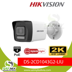 CÁMARA BALA IP 4MP C/AUDIO Y LUZ INTELIGENTE IR 30m