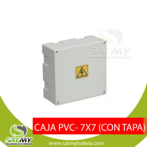 CAJA PVC 7 x 7 con tapa