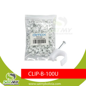 CLIPS BLANCOS PARA SUJECION DE CABLES