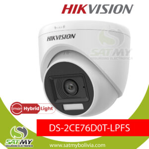 CAMARA TETRAHIBRIDA TORRETA 2MP, 2.8MM, INTERIOR, IR20+LUZ20M, C/AUDIO PLASTICA