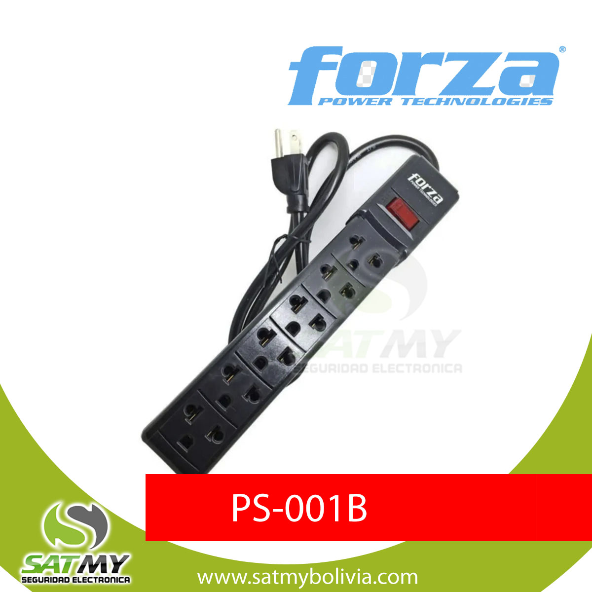Regleta 6 tomas forza