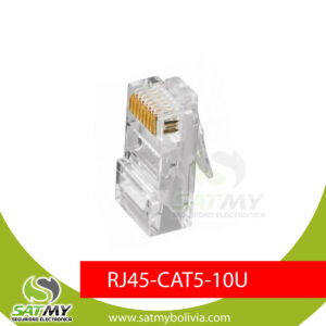 CONECTOR RJ45 CAT5 10 UNIDADES
