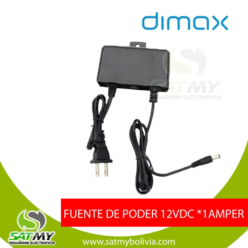 FUENTE DE PODER IMPERMEABLE 12VDC *1A