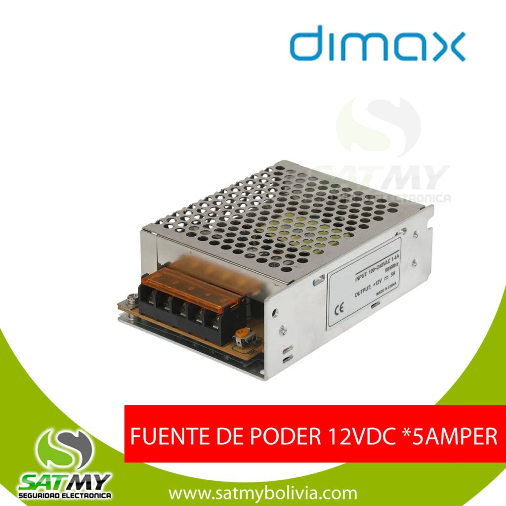 FUENTE DE PODER 12VDC *5AMPER