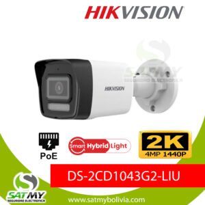 CÁMARA BALA IP 4MP C/AUDIO Y LUZ INTELIGENTE IR 30m