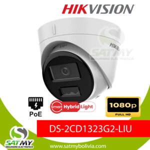 CAMARA IP TORRETA 2MP, 2.8MM, IP67, LUZ HIBRIDA, 30M, CON MIC