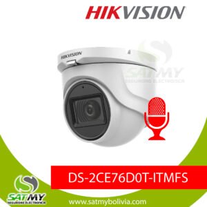 CAMARA TVI TORRETA 2MP, CON AUDIO, IR30M, IP67, METALICA