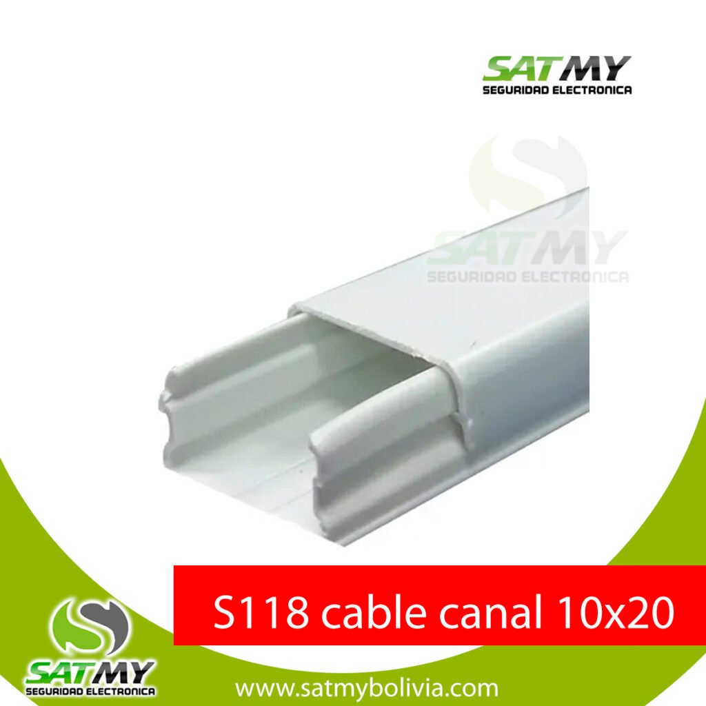 CANAL PARA CABLES PVC 10X20 MM