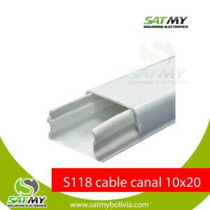 CANAL PARA CABLES PVC 10X20 MM